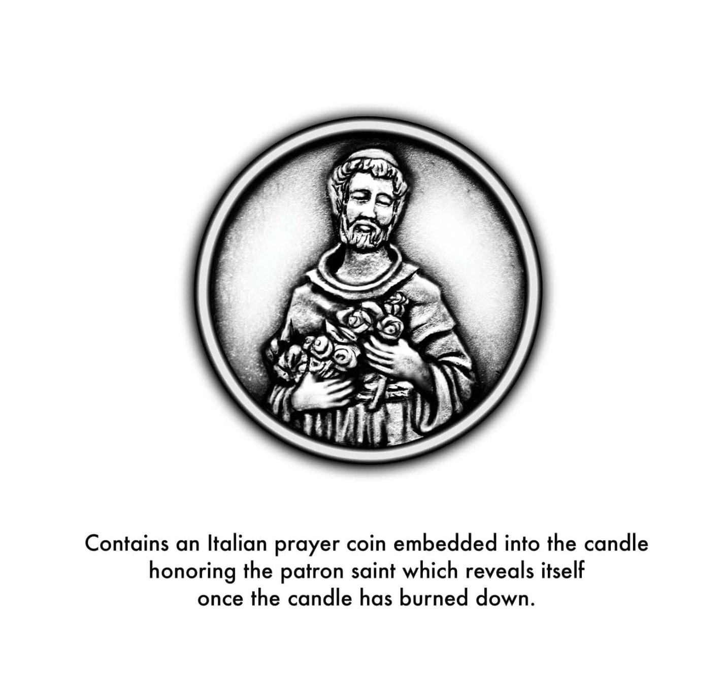 Saint Francis of Assisi Candle