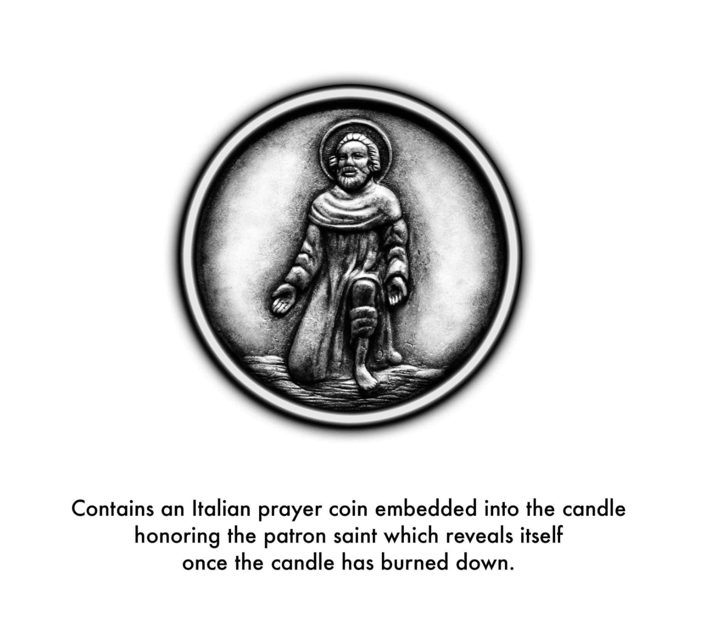 Saint Peregrine Laziosi Candle