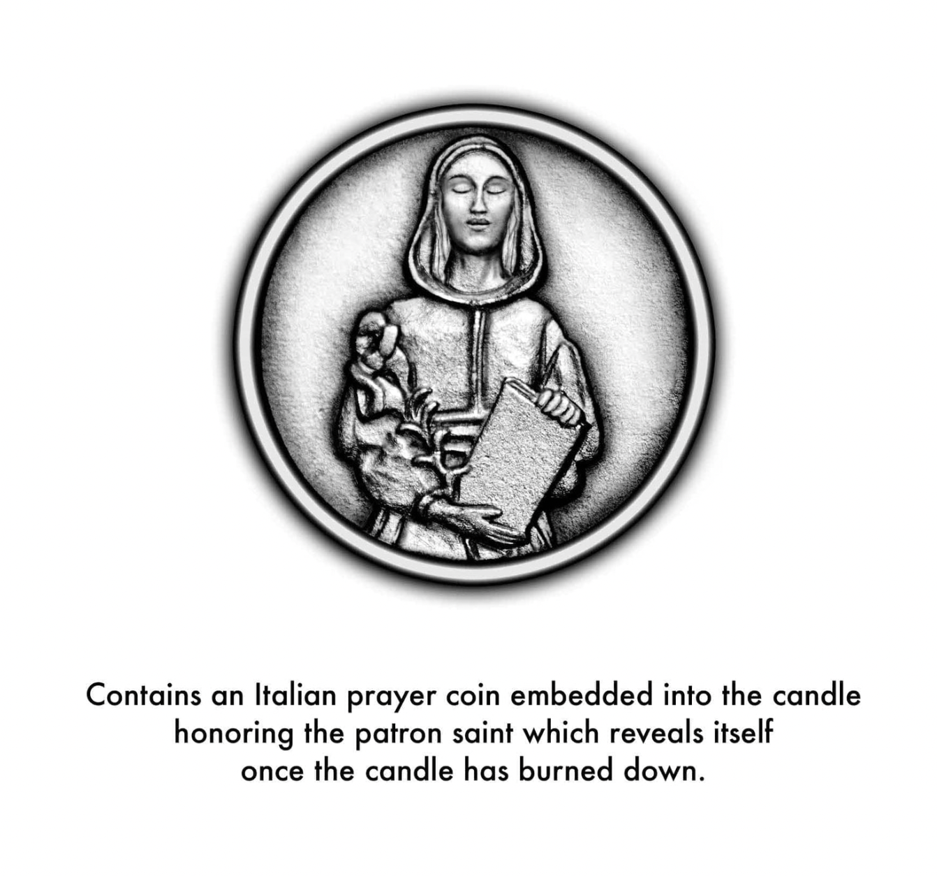 Saint Dymphna Candle