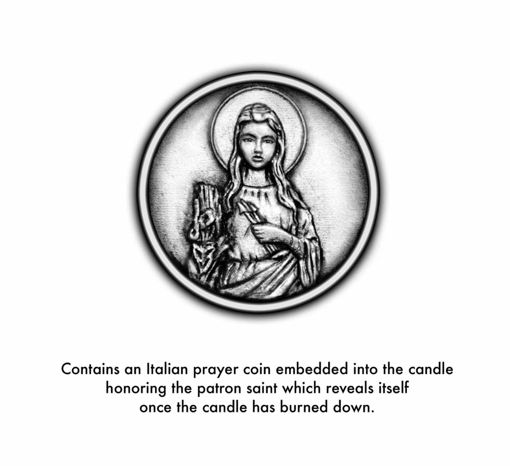 Saint Philomena Candle