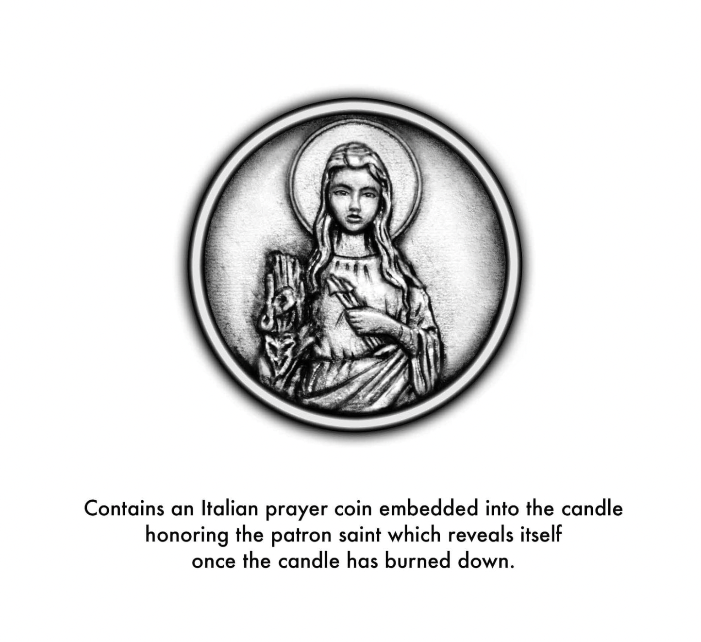 Saint Philomena Candle