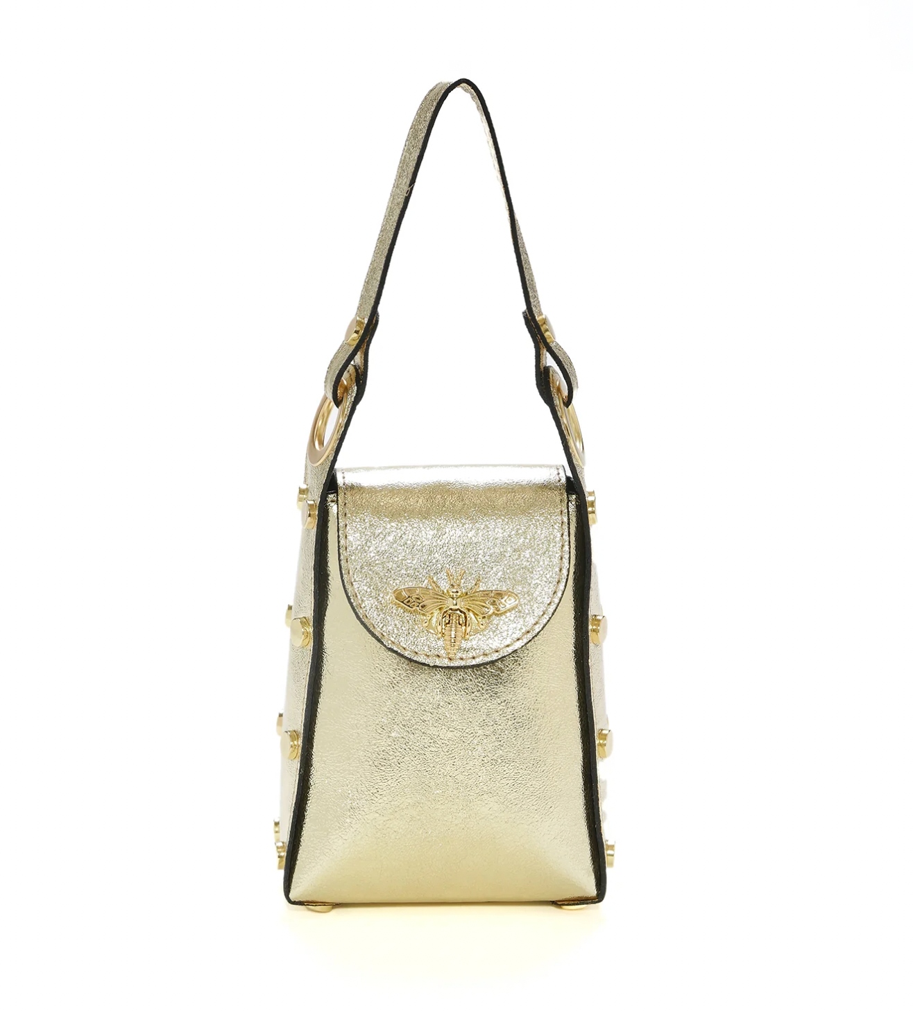 Beetrice Gold Handbag