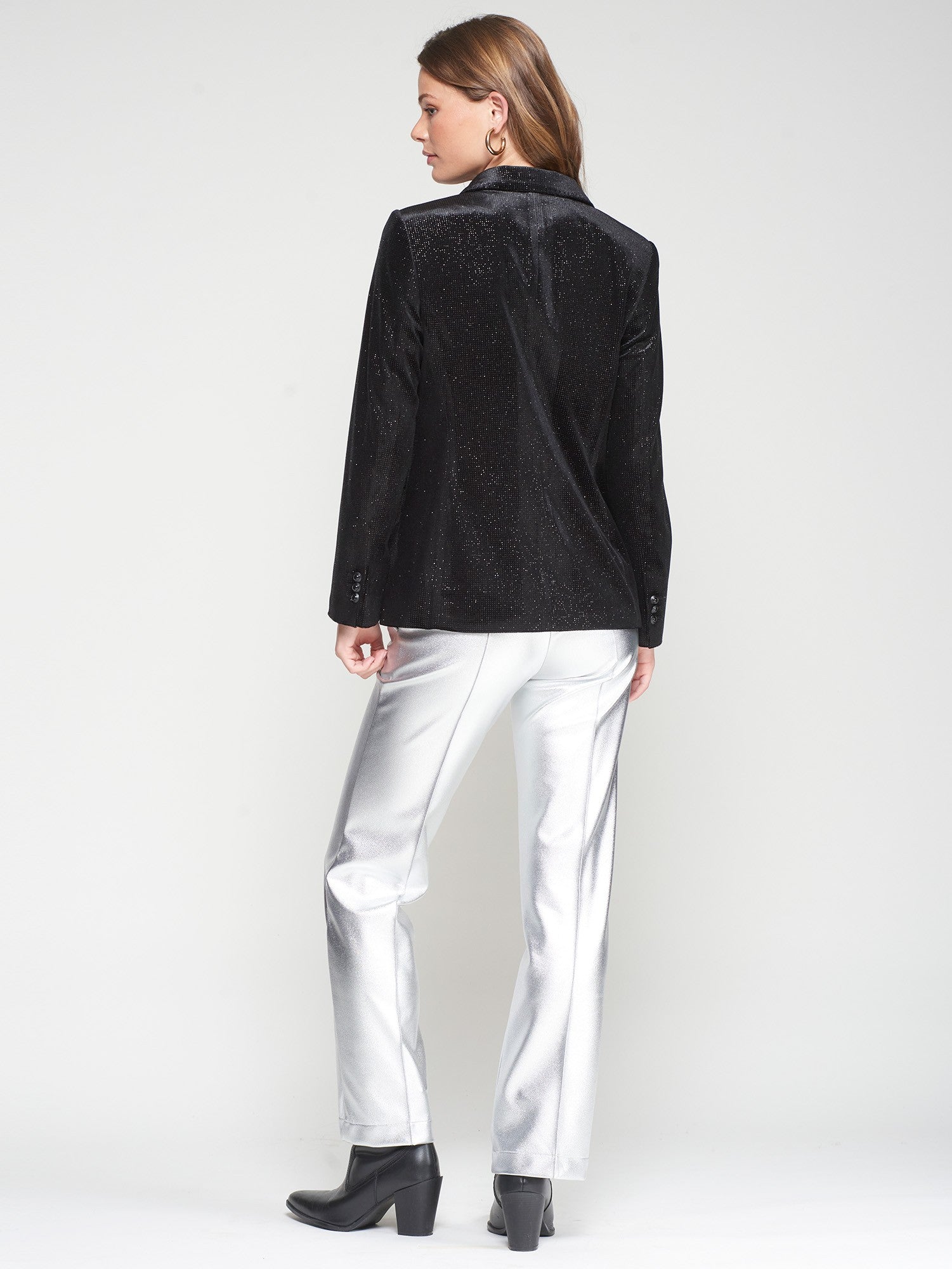 Jack Harlow Black Velvet with Shimmer Blazer