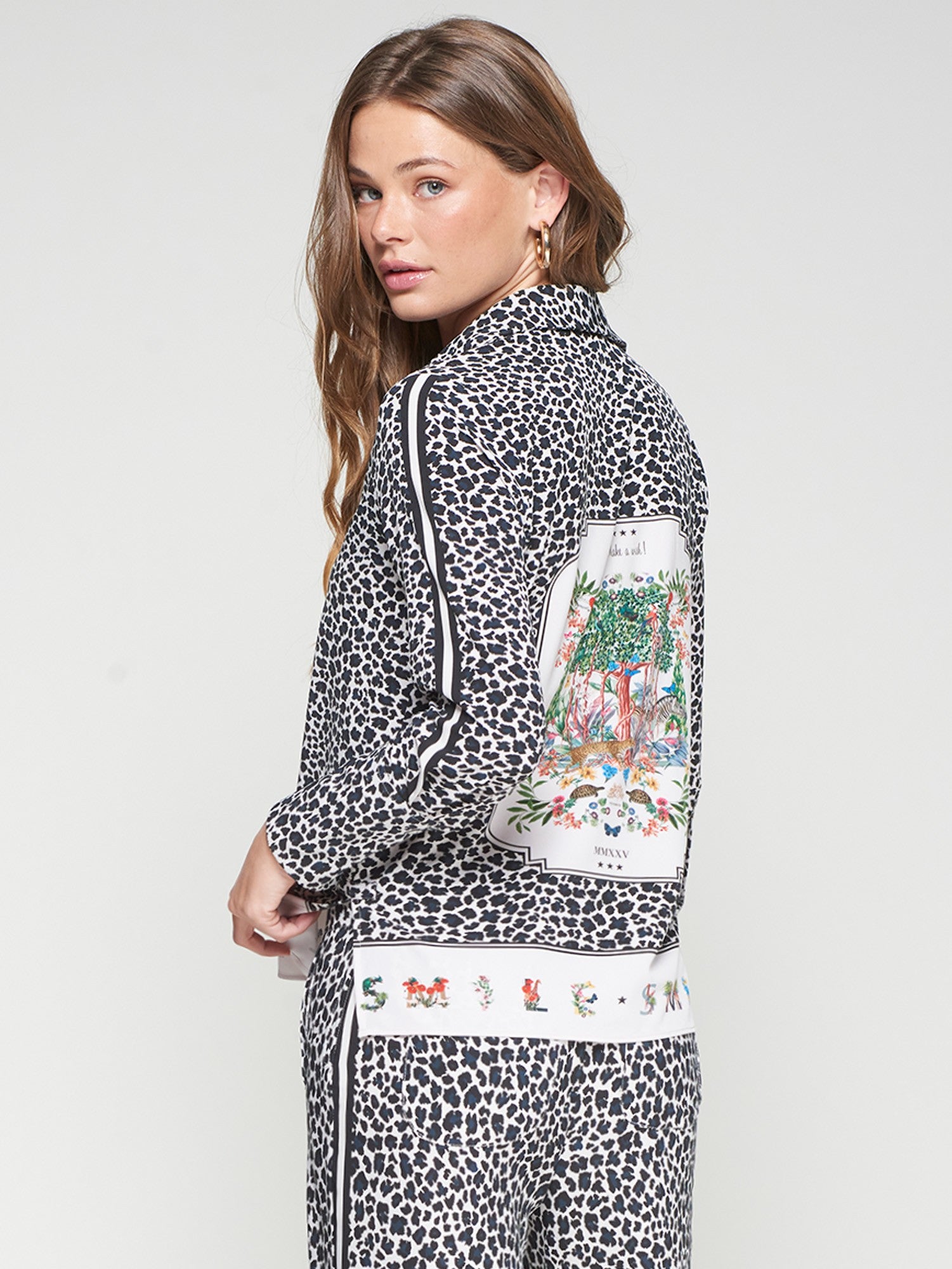 Smile Cheetah Blouse