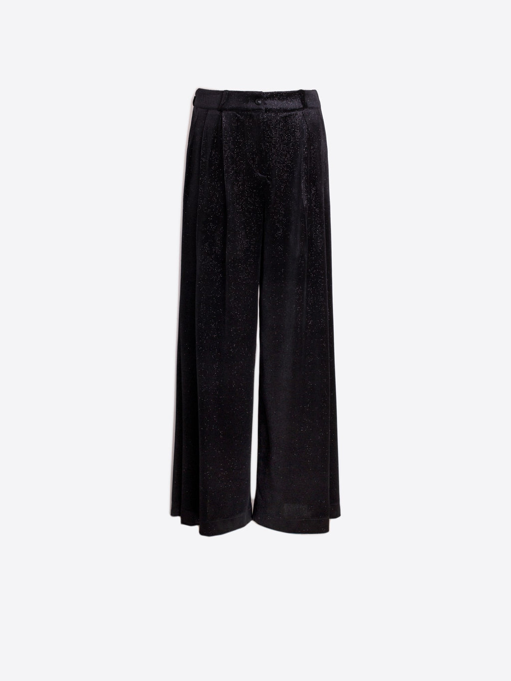 Palazzo Black Velvet with Shimmer